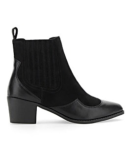 Judy Western Ankle Boot Extra Wide Fit