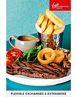 Slug and Lettuce Steak with Beer or Wine for Two E - Voucher - 77 Locations