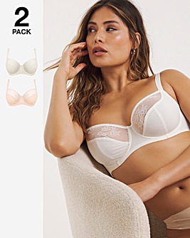 Dorina Curves Talia 2 Pack Full Cup Wired Bras