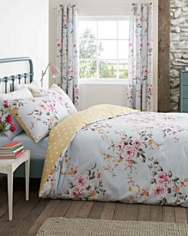Catherine Lansfield Canterbury Floral Duvet Cover Set