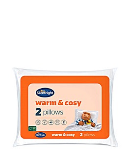Silentnight Warm and Cosy Pillow - 2 Pack
