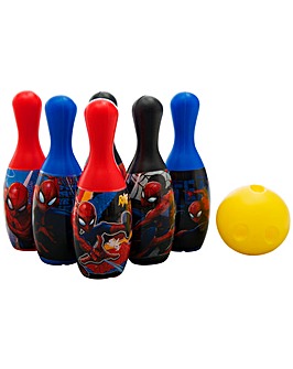 Spiderman Evergreen Bowling Set Includes Pins And Ball
