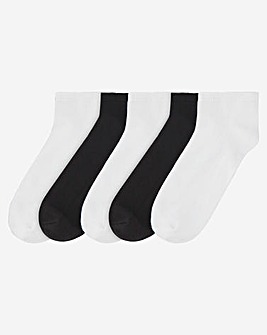5 Pack Sporty Trainer Liners