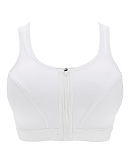 Pretty Secrets Zip Front Sports Bra B-H