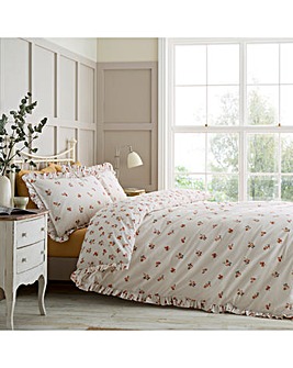 Catherine Lansfield Frill Ditsy Floral Duvet Cover Set