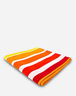 Sun Stripe Cotton Beach Towel