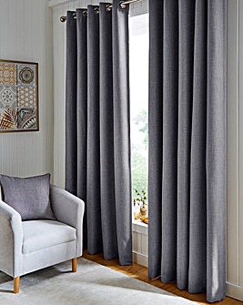 Hugo Woven Textured Blackout Curtains