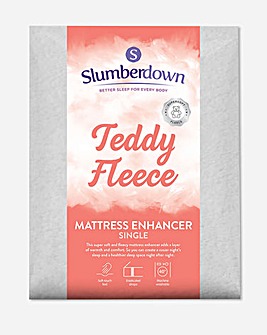 Slumberdown Teddy Fleece Mattress Enhancer