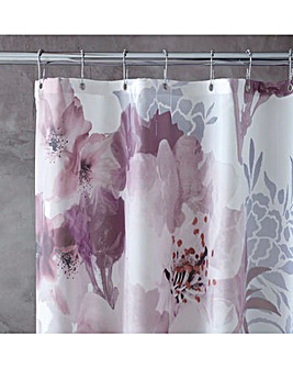 Catherine Lansfield Dramatic Floral Shower Curtain