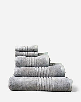 Misona Ultra Soft Bamboo Cotton Towel Light Grey