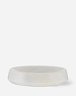 Off White Marble Soap Dish