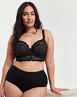 Elomi Charley Wired Longline Bralette Black