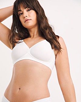 Triumph Modern Soft Cotton Non Wired Bra White