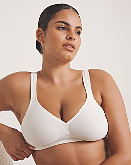 Triumph Modern Soft Cotton Non Wired Bra White