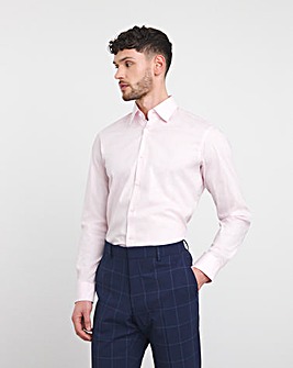 BOSS Pink Long Sleeve Formal Shirt