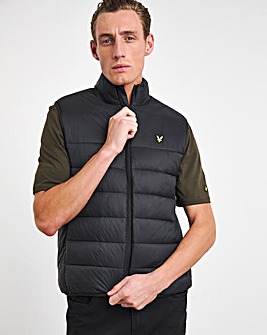 Lyle & Scott Black Baffle Gilet