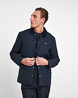 Lyle & Scott Navy Quilted Jacket