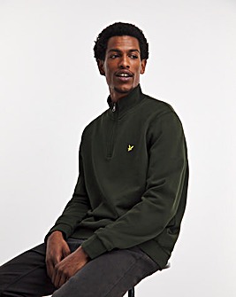 Lyle & Scott Moss Quarter Zip Sweat