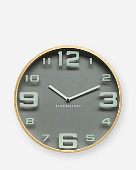 Retro Grey Clock