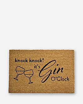 Gin O'Clock Doormat