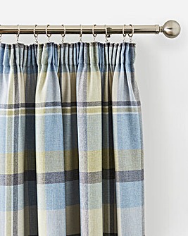 Braemar Pencil Pleat Lined Curtains