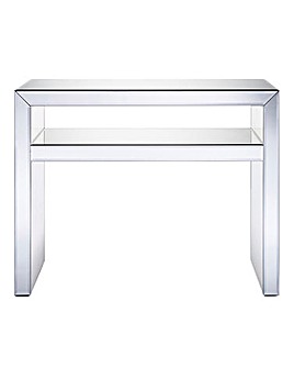 Ready Embled Coffee Tables Nest Of Lounge Furniture Biarritz Mirrored Console Table