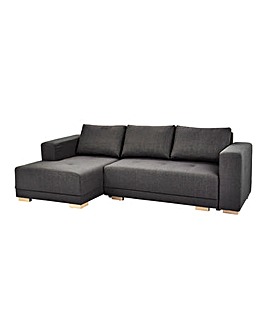 Corner Unit Sofas Armchairs Lounge Furniture Home Leia Lefthand Cornergroup Sofabed