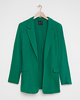 Cheesecloth Edge to Edge Blazer