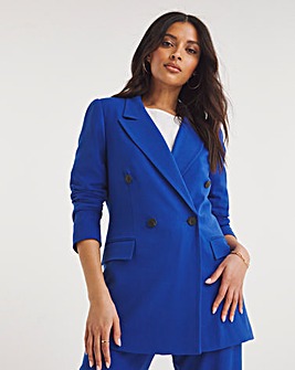 Cobalt Double Breasted Blazer