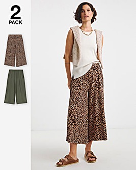 2 Pack Jersey Culottes