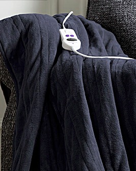 Slumberdown Comfy Hugs Navy Heated Throw