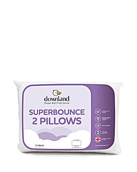 Downland Superbounce Pack of 2 Pillows