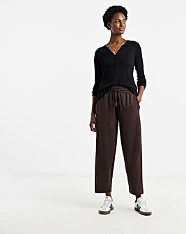 Barrel Leg Jersey Trouser