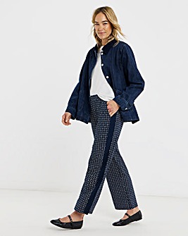 Jersey Straight Leg Trouser