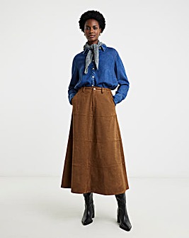Suedette Skirt