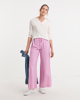 Stripe Wide Leg Trouser