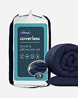 Silentnight Coverless 10.5 Tog Duvet and Pillow Set Navy