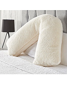 Huggleland Fluffy Fleece Teddy V Pillow