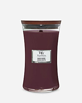 Woodwick Hourglass Large Black Cherry Candle