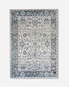 Traditional Floral Woven Rug