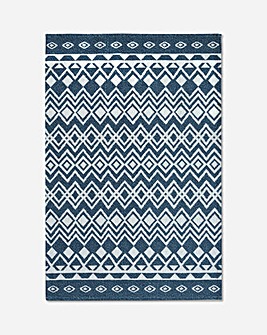 Recycled Cotton Tribal Rug