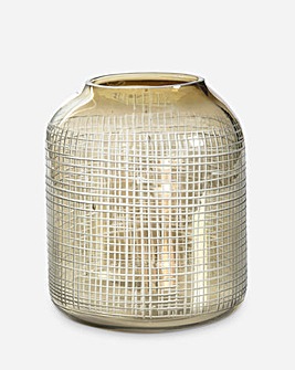 Foxley Mesh Cut Large Candle Holder