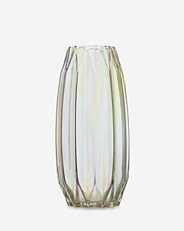 Petro Large Iridescent Glass Vase