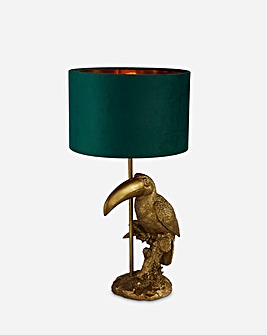 Gold Toucan Lamp