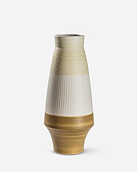 Luna Vase White/Natural Large