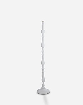 Cream Candle Stick Floor Lamp Base