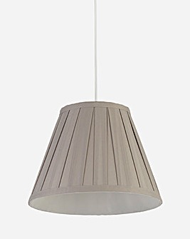 Grey Pleated Easy Fit Shade