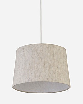 Taupe Tapered Linen Shade