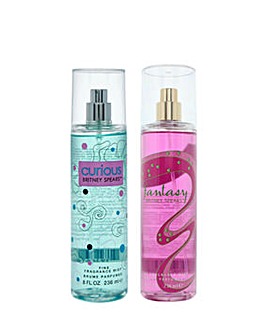 Britney Spears Curious and Fantasy Body Mist Bundle