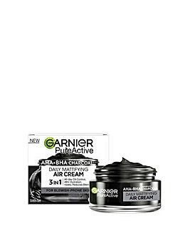 Garnier Pure Active AHA+BHA Charcoal Daily Mattifying Air Cream